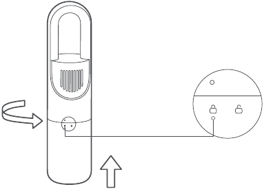 Xiaomi - Mi Vacuum Cleaner Light - Staubbehälter entfernen & installieren – Schritt 3 Staubbehälter entfernen & installieren – Schritt 3