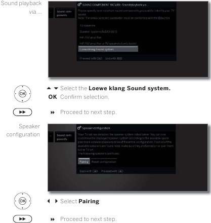 Loewe - klang 5 Subwoofer - Anschluss des Loewe klang 5 Subwoofers über Loewe klang link Anschluss des Loewe klang 5 Subwoofers über Loewe klang link