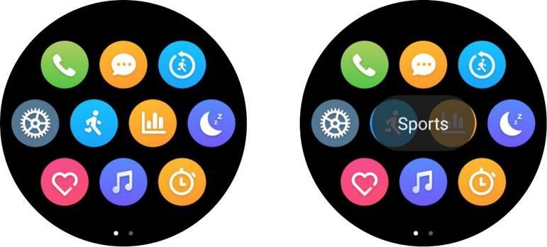 Amazfit - Nexo - Apps öffnen Apps öffnen