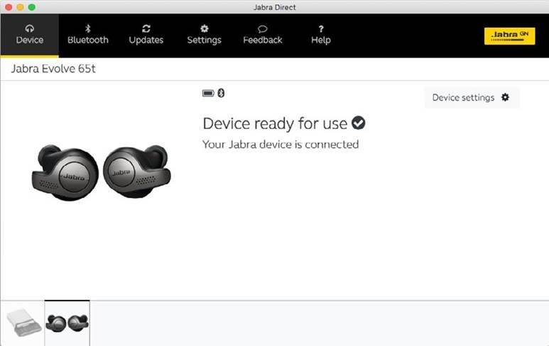 Jabra - Evolve 65t - Jabra Direct 2.0 Jabra Direct 2.0
