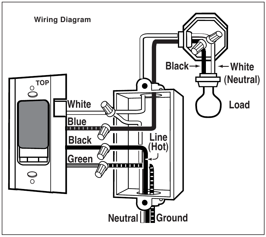 Leviton - Decora 6124H - Schaltplan Schaltplan