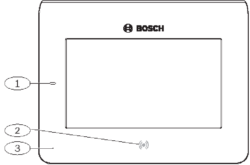 Bosch - B942W - Touchscreen-Bedienteil Touchscreen-Bedienteil
