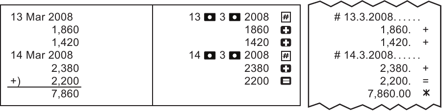 Canon - P1-DTSC - BERECHNUNGSBEISPIELE - Beispiel 7 - Datenausdruck BERECHNUNGSBEISPIELE - Beispiel 7 - Datenausdruck