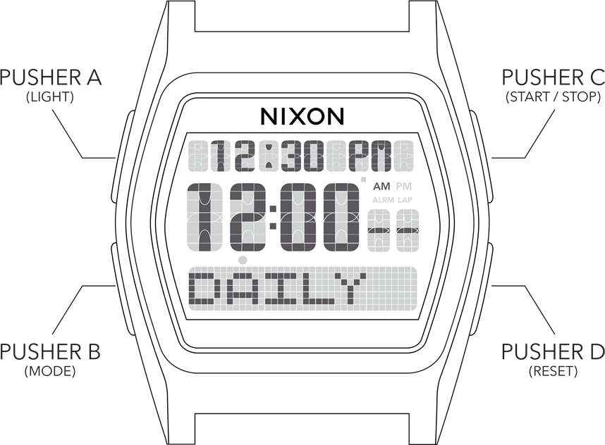 NIXON - THE RIVAL - ALARMMODUS ALARMMODUS