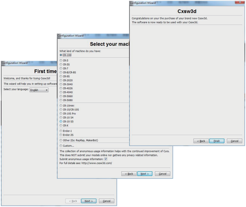 Creality - Ender-5 Pro - Software-Installation Software-Installation