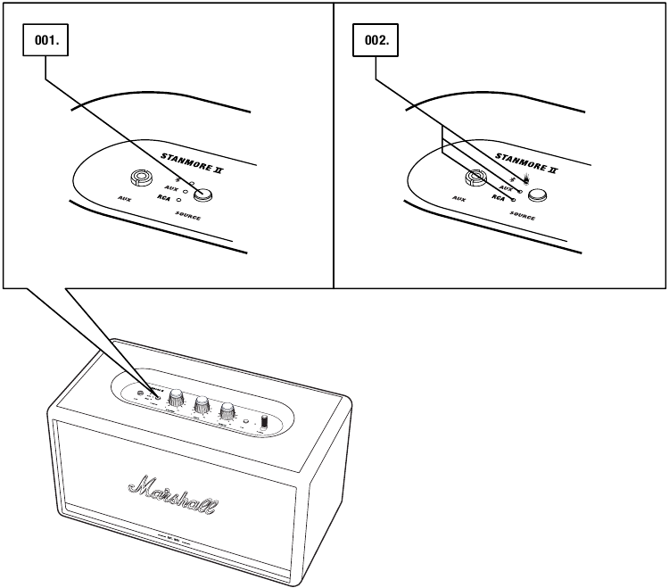 Marshall - Stanmore II Bluetooth - AUDIOQUELLE AUSWÄHLEN AUDIOQUELLE AUSWÄHLEN