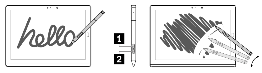 Lenovo - Active Pen 2 - Verwenden des Stifts Verwenden des Stifts