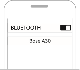 Bose - A30 - BLUETOOTH-VERBINDUNGEN BLUETOOTH-VERBINDUNGEN
