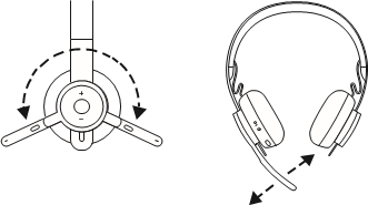 Logitech - ZONE WIRELESS - MIKROFONARM EINSTELLEN MIKROFONARM EINSTELLEN