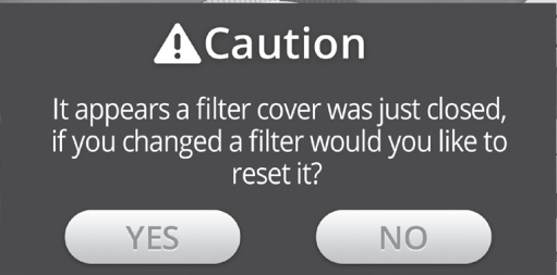 WINIX - T1 - Filter zurücksetzen - Schritt 1 Filter zurücksetzen - Schritt 1