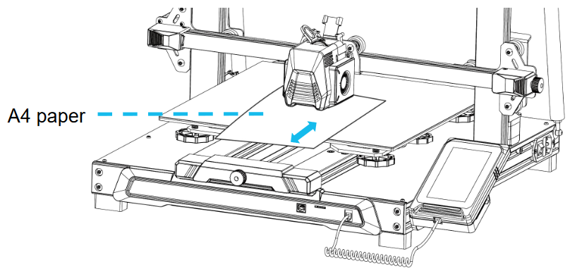 Elegoo - Neptune 3 Plus - Automatisches Nivellieren - Schritt 2 Automatisches Nivellieren - Schritt 2