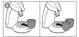 Philips - CSA220 - Kaffeezubereitung - Schritt 1 Kaffeezubereitung - Schritt 1