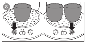 Philips - CSA220 - Kaffeezubereitung - Schritt 2 Kaffeezubereitung - Schritt 2