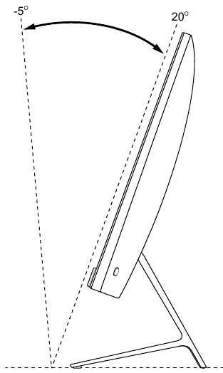 Asus - V241F - Positionierung Ihres PCs Positionierung Ihres PCs