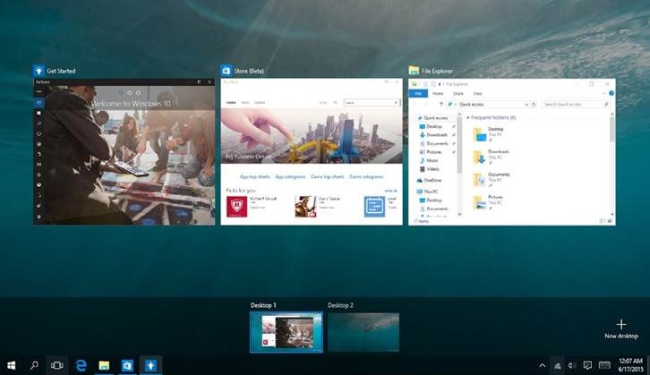 Asus - V241F - Aufgabenansicht Aufgabenansicht