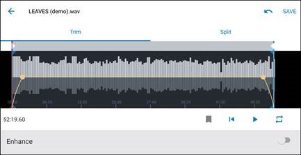 Shure - MV51 - Navigieren in der Timeline Navigieren in der Timeline
