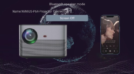 Wimius - P64 - Telefon-Bluetooth verbinden Telefon-Bluetooth verbinden