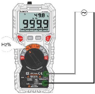 KAIWEETS - HT118A - Frequenz-/Tastverhältnismessung (Hz%) Frequenz-/Tastverhältnismessung (Hz%)