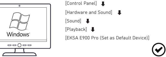 EKSA - E900 Pro - USB-Soundeinstellungen - Windows - Audio-Einstellungen USB-Soundeinstellungen - Windows - Audio-Einstellungen