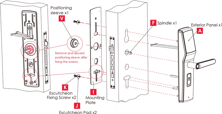 Lockly - SECURE LUX - MONTAGE DES AUSSENMODULS - Teil 2 MONTAGE DES AUSSENMODULS - Teil 2