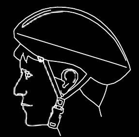 Falscher Sitz des Helms