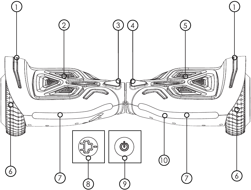 Hover-1 - SUPERFLY - MERKMALE/TEILE MERKMALE/TEILE