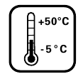 Thermometer-Symbol für Temperaturhinweise