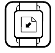 Symbol für Schutzfolie auf dem Gehäuseboden