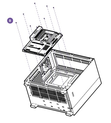 NZXT - H9 FLOW - MAINBOARD-INSTALLATION MAINBOARD-INSTALLATION