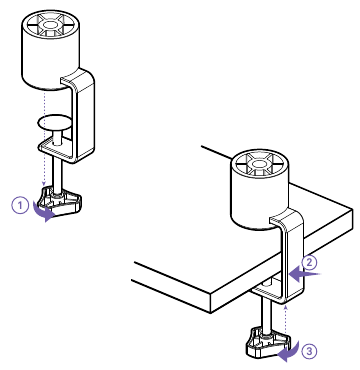 NZXT - Boom Arm - EINRICHTUNG DES BOOM ARM - Schritt 1 EINRICHTUNG DES BOOM ARM - Schritt 1