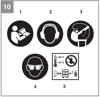 Einhell - VARRITO - Erklärung der verwendeten Symbole Erklärung der verwendeten Symbole