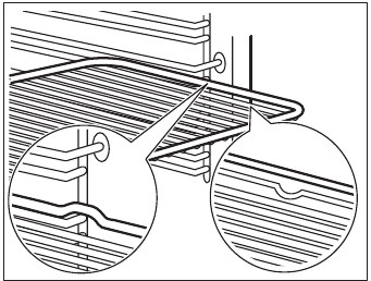 Electrolux - EOF6H46X2 - Einsetzen von Zubehör – Backrost Einsetzen von Zubehör – Backrost