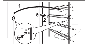Einhängegitter einsetzen (Schritt 4)