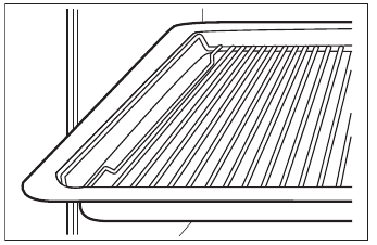 Electrolux - EOE8P09X - Verwendung von Rost und Grill- / Bratpfanne - Schritt 1 Verwendung von Rost und Grill- / Bratpfanne - Schritt 1