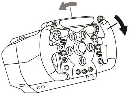 Thrustmaster - Ferrari F1 - MONTAGE DES LENKRADS AUF DER BASIS - Schritt 2 MONTAGE DES LENKRADS AUF DER BASIS - Schritt 2