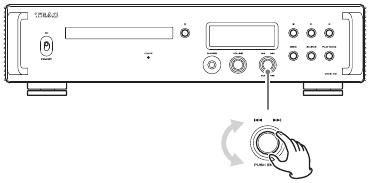 Teac - VRDS-701 - Titel überspringen oder suchen Titel überspringen oder suchen