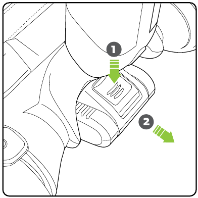 Gtech - AirRAM 3 - Akku entnehmen Akku entnehmen