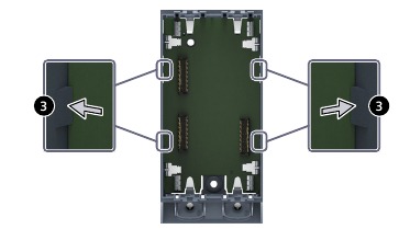 Siemens - SIMATIC S7-1500 CPUs - Demontage der Leiterplatten - Schritt 1 Demontage der Leiterplatten - Schritt 1
