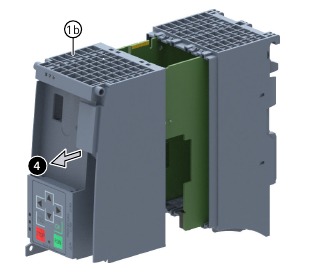 Siemens - SIMATIC S7-1500 CPUs - Demontage des Gehäuses - Schritt 3 Demontage des Gehäuses - Schritt 3