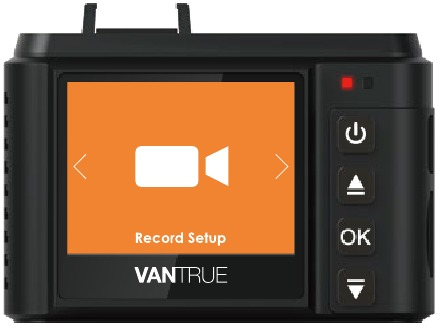 Vantrue - OnDash N1 PRO - Grundlegende Bedienung - Einstellungen im Menü Grundlegende Bedienung - Einstellungen im Menü