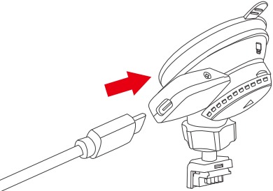 Vantrue - OnDash N1 PRO - Anbringen des Geräts an Ihrer Windschutzscheibe - Schritt 2 Anbringen des Geräts an Ihrer Windschutzscheibe - Schritt 2