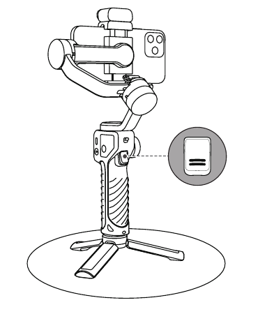 hohem - iSteady M6 - Automatische Kalibrierung und Firmware-Update - Schritt 2 Automatische Kalibrierung und Firmware-Update - Schritt 2