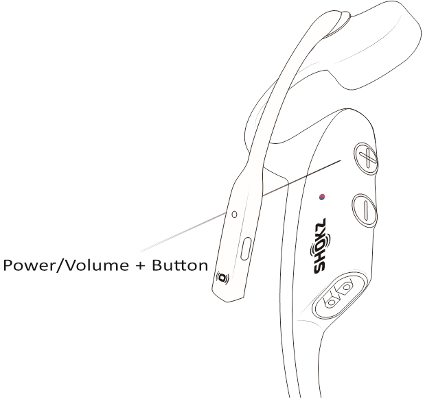 Shokz - OPENCOMM 2 - EIN/AUS EIN/AUS
