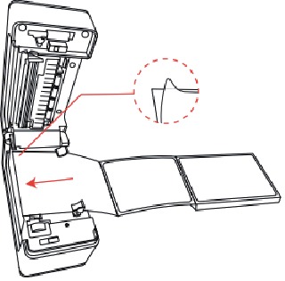 MUNBYN - P44S - Produkteinführung - Etiketteneinrichtungsdiagramm Produkteinführung - Etiketteneinrichtungsdiagramm