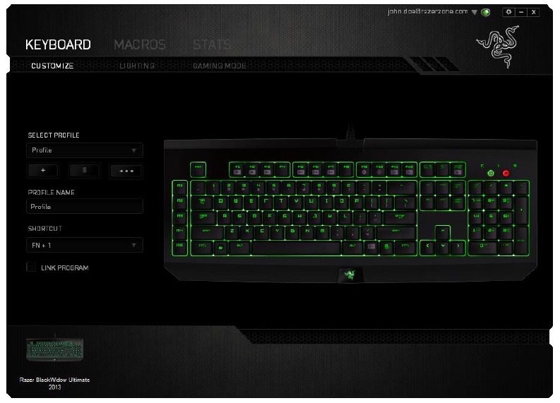 RAZER - BLACKWIDOW X CHROMA - STATS & HEATMAPS - Schritt 2 STATS & HEATMAPS - Schritt 2