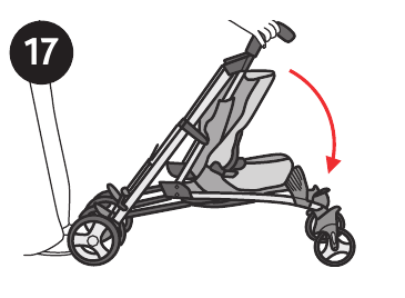 Chicco - Liteway - Kinderwagen zusammenklappen - Schritt 3 Kinderwagen zusammenklappen - Schritt 3