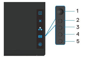 Dell - S2722DGM - So führen Sie die integrierte Diagnose aus So führen Sie die integrierte Diagnose aus