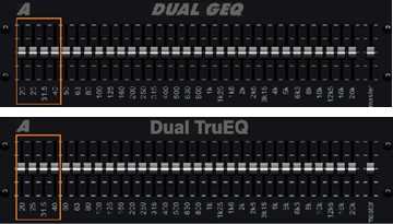Midas - MR18 - Graphic und Tru EQ Graphic und Tru EQ