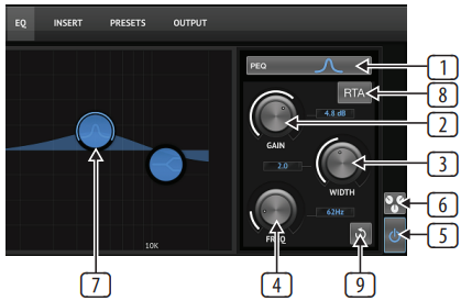 Midas - MR18 - M AIR für iPad - Kanal-EQ M AIR für iPad - Kanal-EQ