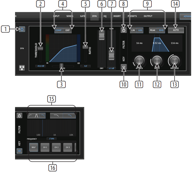 Midas - MR18 - M AIR für iPad - Dynamik - Schritt 2 M AIR für iPad - Dynamik - Schritt 2